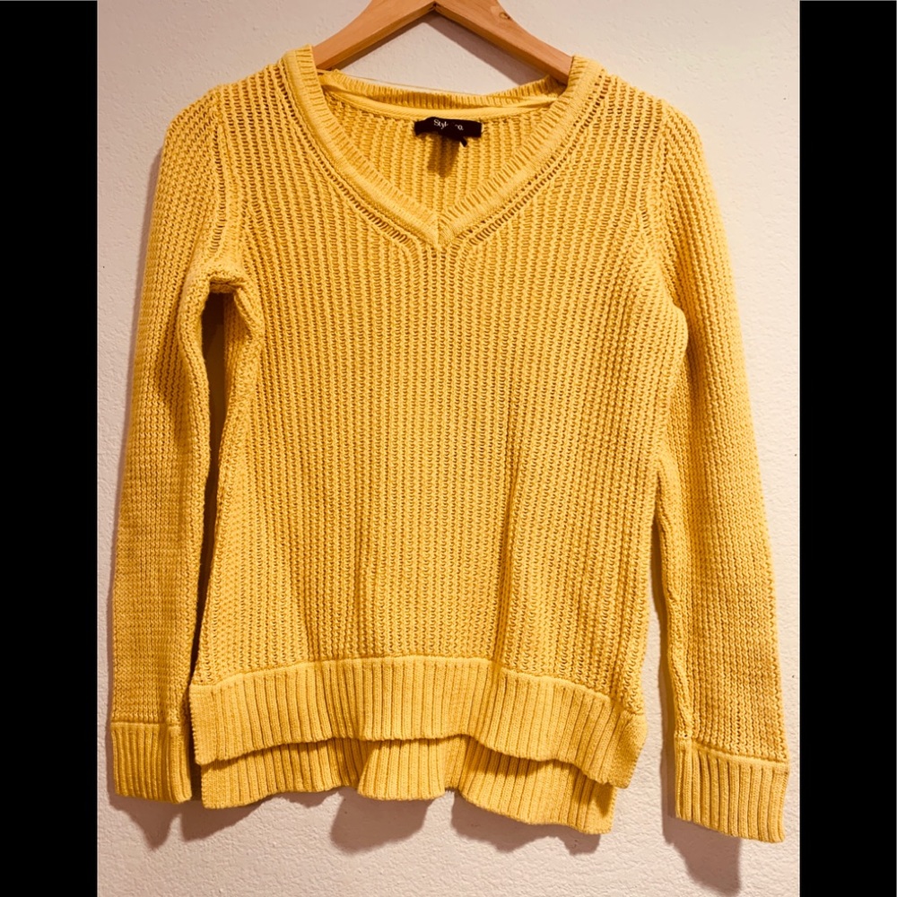 *Style & Co V-neck sweater